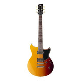 Guitarra Eléctrica Yamaha Revstar Standard Rss20 De Arce/caoba Con Cámara 2022 Sunset Burst Poliuretano Brillante Con Diapasón De Palo De Rosa