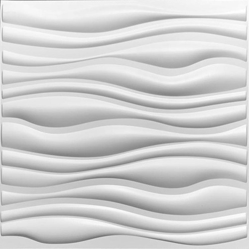 Panel Decorativo 3d En Pvc Uso Interior Y Exterior 50x50cm