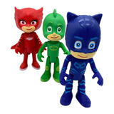 Presente Dia Das Crianças Kit Bonecos Pjmasks Com Led