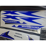 Kit De Calcos Honda Tornado 250 2018 Moto Azul Envios