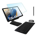 Teclado Abnt2 Mouse Suporte Película Para Galaxy Tab A8 X200