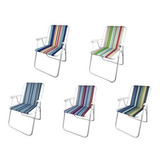 Silla De Camping Piscina Playa Plegable Liviana Colores