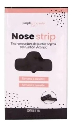 Mascarillas Puntos Negros  Nose Strip X 5u Simple & Beauty