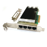 Placa De Rede X710-t4 Intel 4 Portas Rj45 10gb