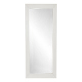 Espelho De Luxo Branco Moldura Trabalhada 50x130 Para Corpo