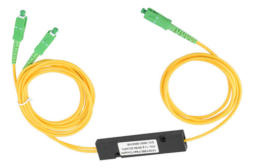 Divisor De Fibra Óptica Monomodo Sc Apc 1x2 Plc Sc/upc Pcl