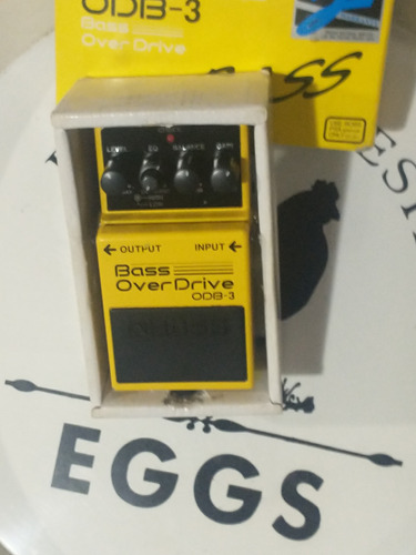 Super! Pedal De Bajo Boss Bass Overdrive Odb-3 Permuto