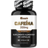 Cafeína 200mg (60 Caps) Termogênico - Growth Supplements