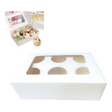 Caja De Embalaje Genérica Para 6 Cupcakes Rectangular