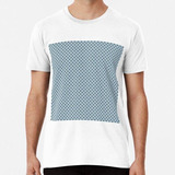 Remera Dots And Dots And Dots In Blue And Grey Algodon Premi