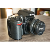  Nikon D7000 Dslr Color  Negro