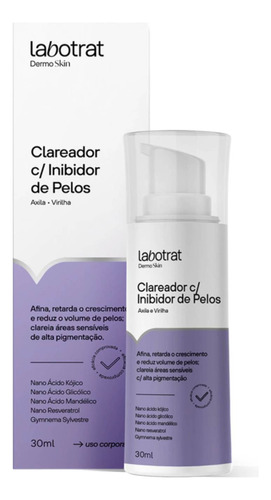 Serum Clareador E Inibidor De Pelos Axilas Virilhas Labotrat