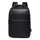 Mochila Cavalera Executiva Notebook Moda Masculina Reforçada Cor Preto