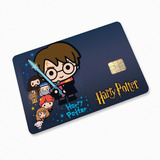 Sticker Para Tarjeta Harry Pottere Dibujo Animado 2x1