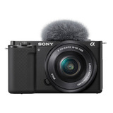 Camara Digital Sony Zv-e10 + Lente Kit 16-50mm Aps-c Color Negro