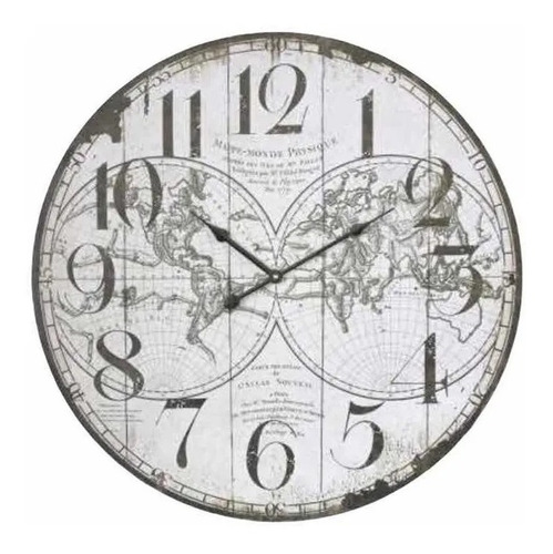 Reloj Gigante De Pared 60cm  Vintage Retro Con Y Sin Pendulo