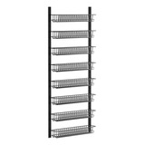 Rack Montado En Pared Organizador Colgante Con Cestas Estant