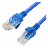 Kit 10 Cabo De Rede Rj45 Montado 1 Metro Ethernet Cat5e Lan