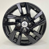 Rodas Peugeot 206 207 208 308 Aro 15 4x108 (jogo) S38 Cor Black Piano Preto 4x108