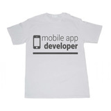 Playera Para Programadores Mobile App Developer