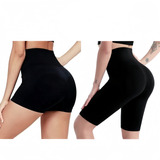 2pz Short Licra Mujer Deportiva Gym Playa Corriendo Elástico