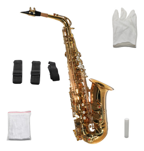 Kit Saxofón Tenor Alto Instrumento Aire Laton Brillante