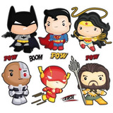 Stickers Decoración Liga De La Justicia Superheroes Funko Color Multicolor