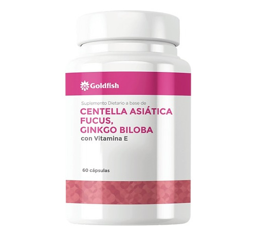 Centella Fucus Y Ginkgo + Vit E - Goldfish X 60 Capsulas