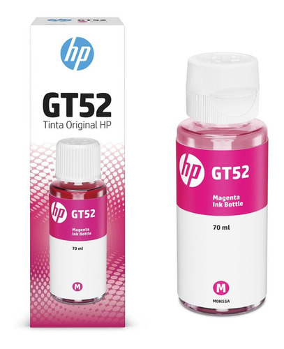 Botella De Tinta Original Magenta Hp Gt52 M0h55al