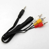 Cable De Audio Y Video Rca 3.5mm 5ft Compatible Con Cámaras 