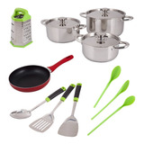 Batería De Cocina Ah35 - Arthome - 14 Piezas