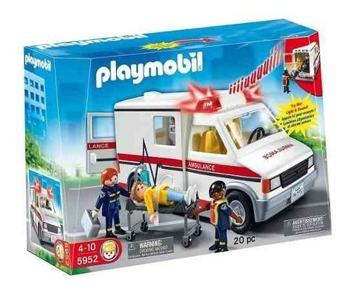 Playmobil 5681 Ambulancia Original Magic4ever Envio Gratis !