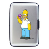 Billetera Compact Homero Simpson Tarjetero Alumin Porta Doc 