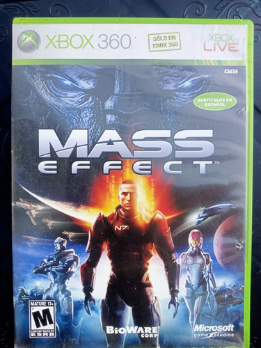 Mass Effect Xbox 360 Físico Juego Original En Español 