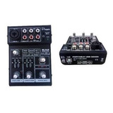 Consola Mixer Portatil Recargable 3 Ch Parquer Mx-3lb Cuota