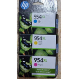 Kit 3 Cartuchos Hp 954 Xl Originales (cian-amarillo-magenta)