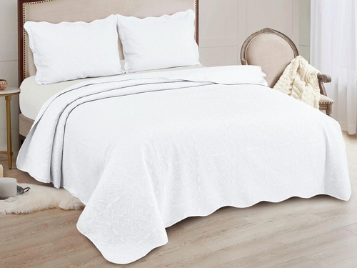 Colcha Queen Cobre Leito Casal Matelado + 2 Fronhas Oferta