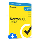 Norton 360 Antivírus Deluxe 3 Dispositivos 12 Meses 