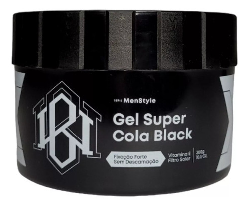 Gel Black & White Super Cola Fixador 3 Unidades