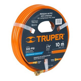 Manguera Para Compresor De Aire 1/4'' 10mts 300 Psi Truper