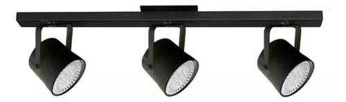 Aplique Riel Barral Techo Pared 3 Luces Dicroica Apto Led