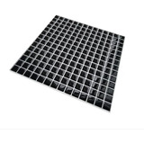 Oferta Mosaico Adherible 3d Premium Cuadros Negro 6pzs