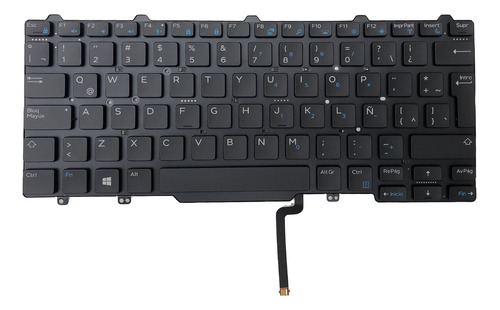 Teclado Para Dell Latitude 3340 3350 E5450 E5470 E7450 Lum