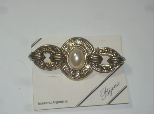 Antiguo Prendedor Broche Metal Dorado Bañado En Oro C°9666wl
