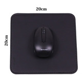 Mouse Pad 20x20 Pequeno De Couro Sintético Premium