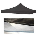 Lona Carpa Repuesto Toldo 3x3 Impermeable Filtro Uv Negra