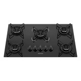 Cooktop Vidro Temperado 5 Bocas Essencial Preto Itatiaia