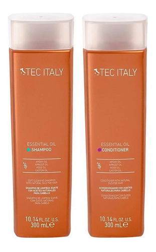 Tec Italy Essential Oil Shampoo Y Acondicionador 300ml C/u