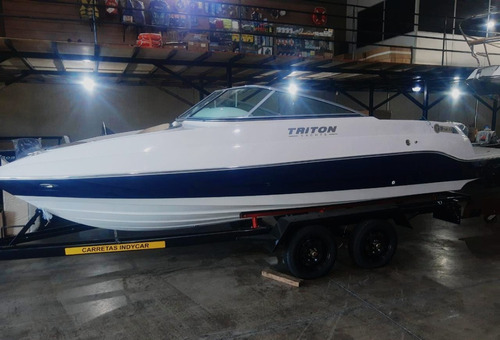 LANCHA TRITON 23 PÉS OPEN COMPLETA -Ñ FOCKER 240 NX VENTURA