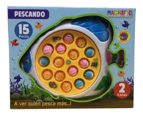 Juego De Pesca Magnific X 15 Piezas Art 198855 Pesca Magic